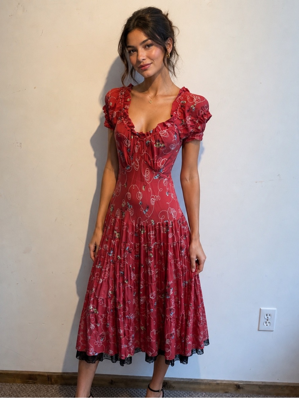 Marrika Nakk Cowgirls vintage dress Y2K